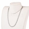 Non-Tarnish Men's 304 Stainless Steel Cuban Link Chain Necklaces NJEW-JN03170-01-4