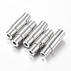 Tarnish Resistant 304 Stainless Steel Locking Tube Magnetic Clasps STAS-H019-1