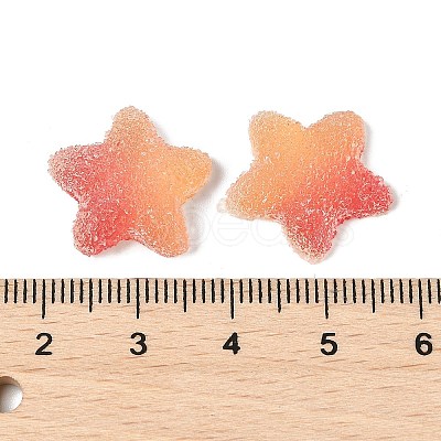 Imitation Candy Food Style Resin Cabochons RESI-R461-02L-1