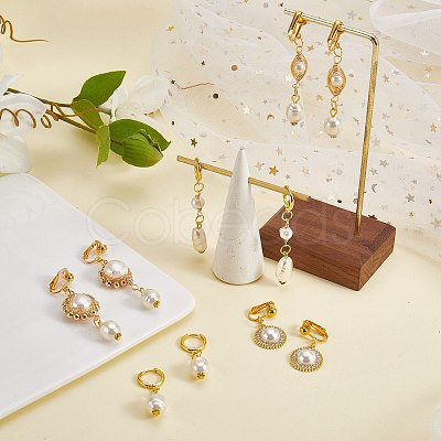 DIY Pearl Earring Making Kits DIY-SZ0009-22-1