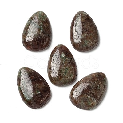 Natural Garnet Cabochons G-N343-04B-1