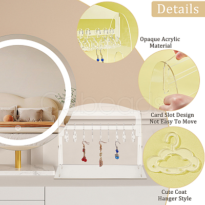 1 Set Acrylic Earring Hanging Display Stands EDIS-PH0001-45-1