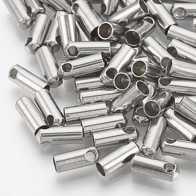 Tarnish Resistant 201 Stainless Steel Cord Ends STAS-S028-33-1