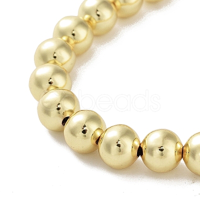 Brass Beaded Necklaces NJEW-L170-08B-G-1