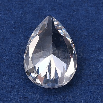 Teardrop-Shaped Cubic Zirconia Cabochons X1-ZIRC-TAC0004-02E-1