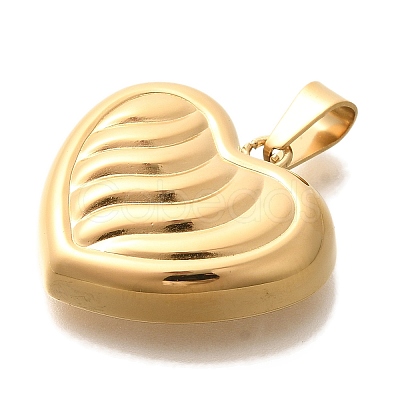 PVD Vacuum Plating 304 Stainless Steel Pendants STAS-U035-42G-1