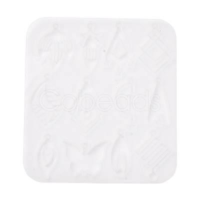 Pendant Silicone Molds X1-AJEW-S041-03C-1