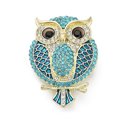Animal Alloy Rhinestone Brooches for Clothes JEWB-C046-04A-LG-1