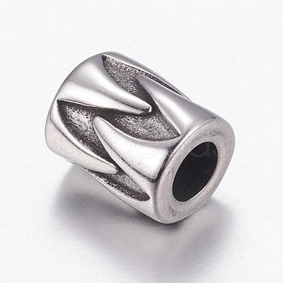 304 Stainless Steel European Beads STAS-P173-116AS-1