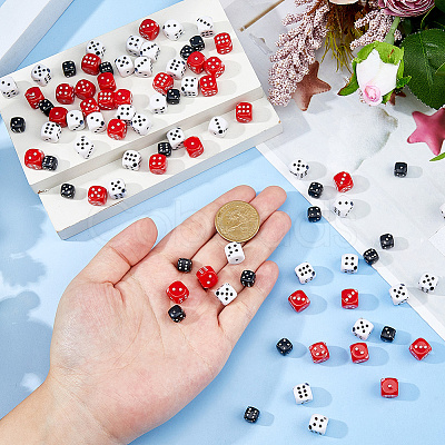 120Pcs 3 Styles Acrylic Beads OACR-DC0001-57-1