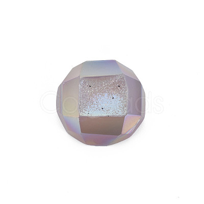 Natural Agate Crystal Cabochons G-N0326-90-1