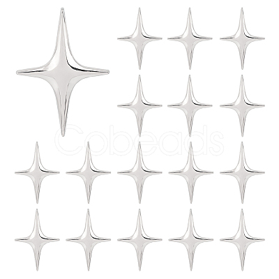 16Pcs Star Alloy Lapel Pins for Backpack Clothes JEWB-FH0002-96P-1