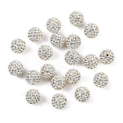 Czech Glass Rhinestones Beads RB-E482-8mm-001-1