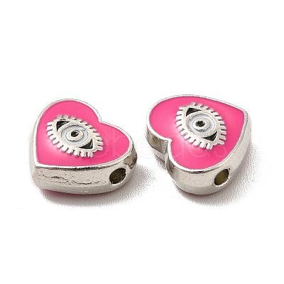 Alloy Enamel Beads PALLOY-F290-01P-1