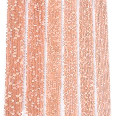 Transparent Glass Beads Strands LS-EGLA-A044-T2mm-MB21-1
