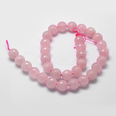 Natural Rose Quartz Beads Strands G-G736-13-10mm-1