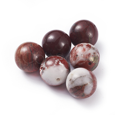 Natural Red Rainbow Jasper Beads G-G782-05A-1