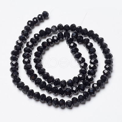 Opaque Solid Color Glass Beads Strands EGLA-A034-P10mm-D18-1