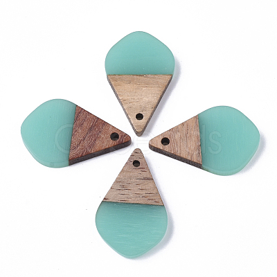 Resin & Walnut Wood Pendants RESI-S358-23-1