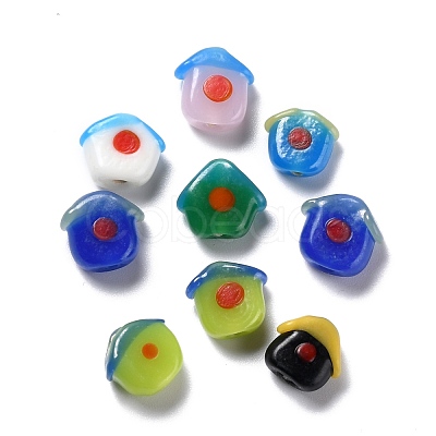 Handmade Lampwork Beads LAMP-F020-19-1