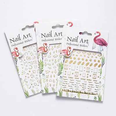 Metallic Color Nail Art Stickers MRMJ-T063-331-1