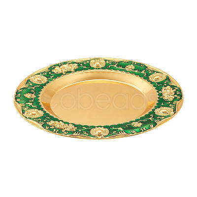 1Pc Iron Flat Round Display Panel for Fragrance Activity AJEW-MB0001-13C-1