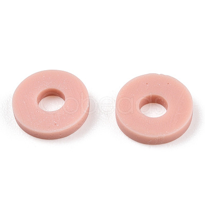 Handmade Polymer Clay Bead Strands X-CLAY-S094-6mm-A01-1