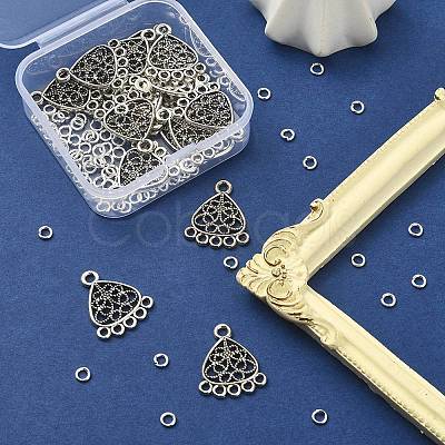 20Pcs Tibetan Style Alloy Chandelier Component Links FIND-YW0003-28-1