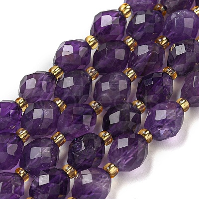 Natural Amethyst Beads Strands G-N342-54-1