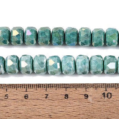 Anti-Tarnish Electroplate Glass Beads Strands GLAA-T025-10mm-11S-1