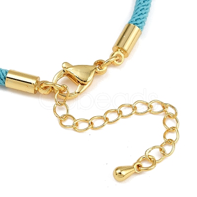 Nylon Cords Bracelet Makings Fit for Connector Charms AJEW-P116-02G-03-1