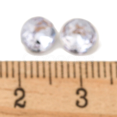 Glass Rhinestone Cabochons RGLA-L029-13B-283-1