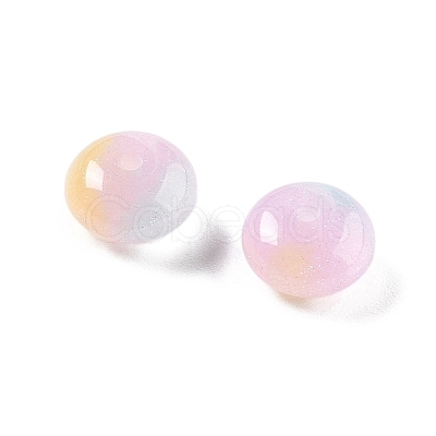Two Tone Transparent Resin Beads LS-RESI-S013-01E-1