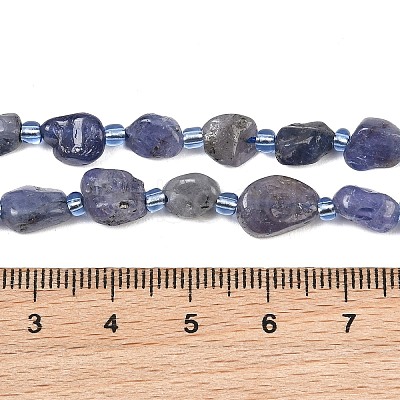 Natural Tanzanite Beads Strands GG-CBA3A44-C06-01-1