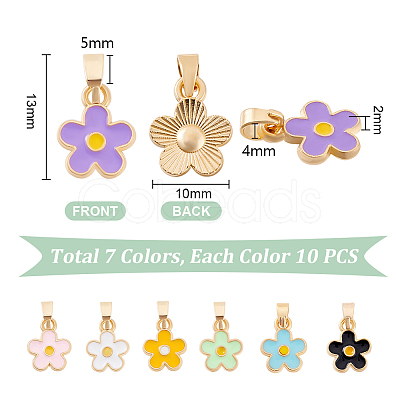10 Sets Alloy Enamel Charms FIND-PH0020-73-1