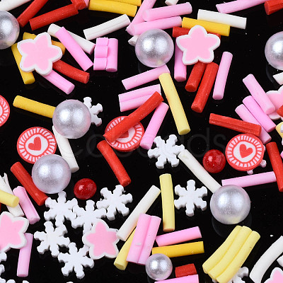 Handmade Polymer Clay Cabochons X-CLAY-N006-83-1