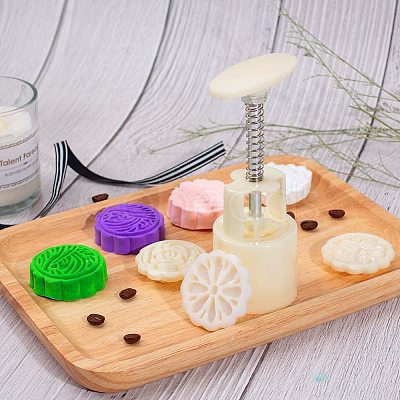 Plastic Moon Cake Moulds DIY-PH0025-26-1