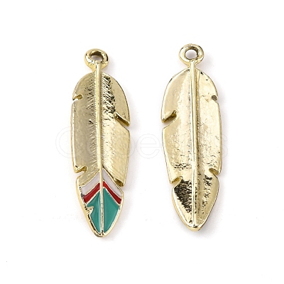Alloy Enamel Pendants FIND-WH0110-194G-1