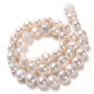 Natural Cultured Freshwater Pearl Beads Strands PEAR-L033-53-1