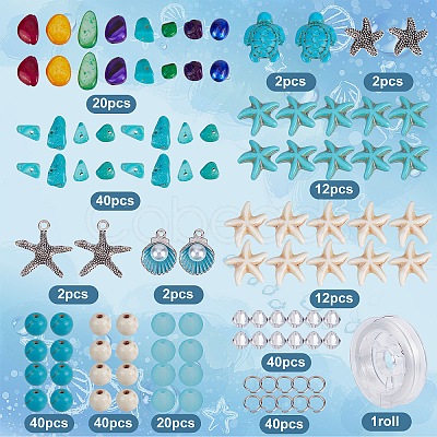 DIY Gemstone Bracelet Making Kit DIY-SC0019-95-1