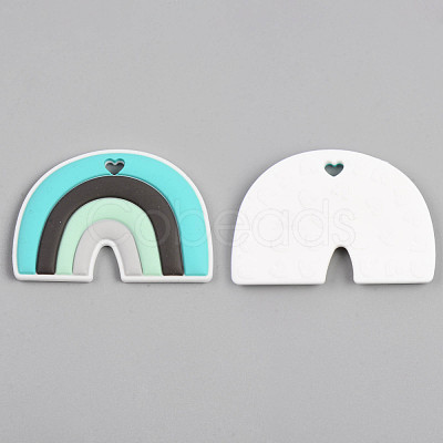 Food Grade Eco-Friendly Silicone Big Pendants SIL-N002-07D-1