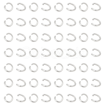 1000Pcs Tarnish Resistant 304 Stainless Steel Open Jump Rings STAS-LP0001-39P-03-1