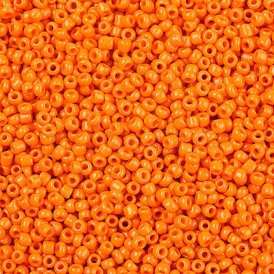 12/0 Opaque Colours Round Glass Seed Beads X-SEED-A010-2mm-50-1