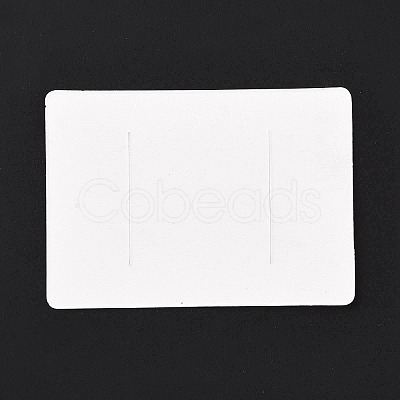 Rectangle Paper Hair Clip Display Cards DIY-B061-02E-1