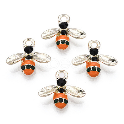 Alloy Enamel Pendants X-PALLOY-T056-49A-1