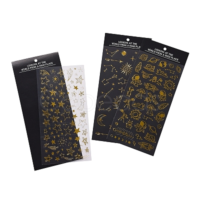 Waterproof Hot Stamping Stickers DIY-CJ0001-55-1