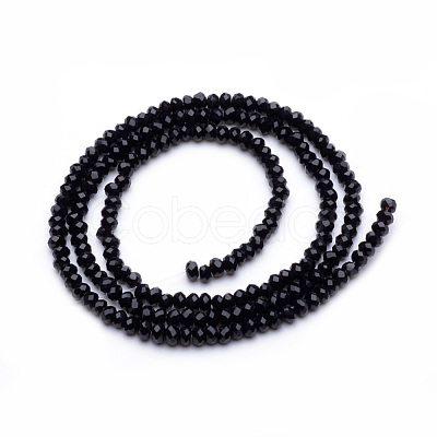 Transparent Glass Beads Strands GLAA-R200-C08-1