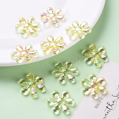 Transparent Acrylic Beads TACR-S154-35C-915-1