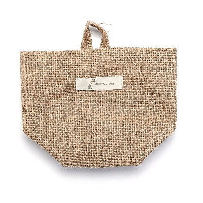 Foldable Cotton Linen Storage Basket DJ-HJEW-O003-01A-1