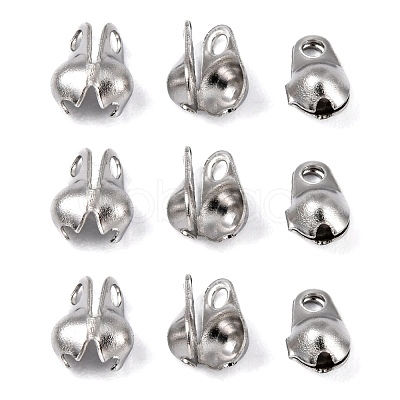Tarnish Resistant 304 Stainless Steel Bead Tips X-STAS-R063-21-1